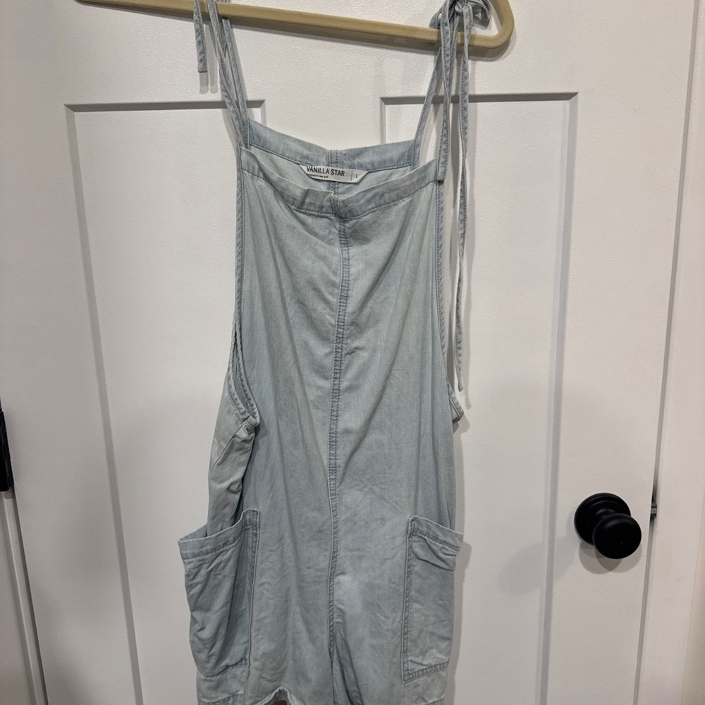Light Blue Denim Overalls